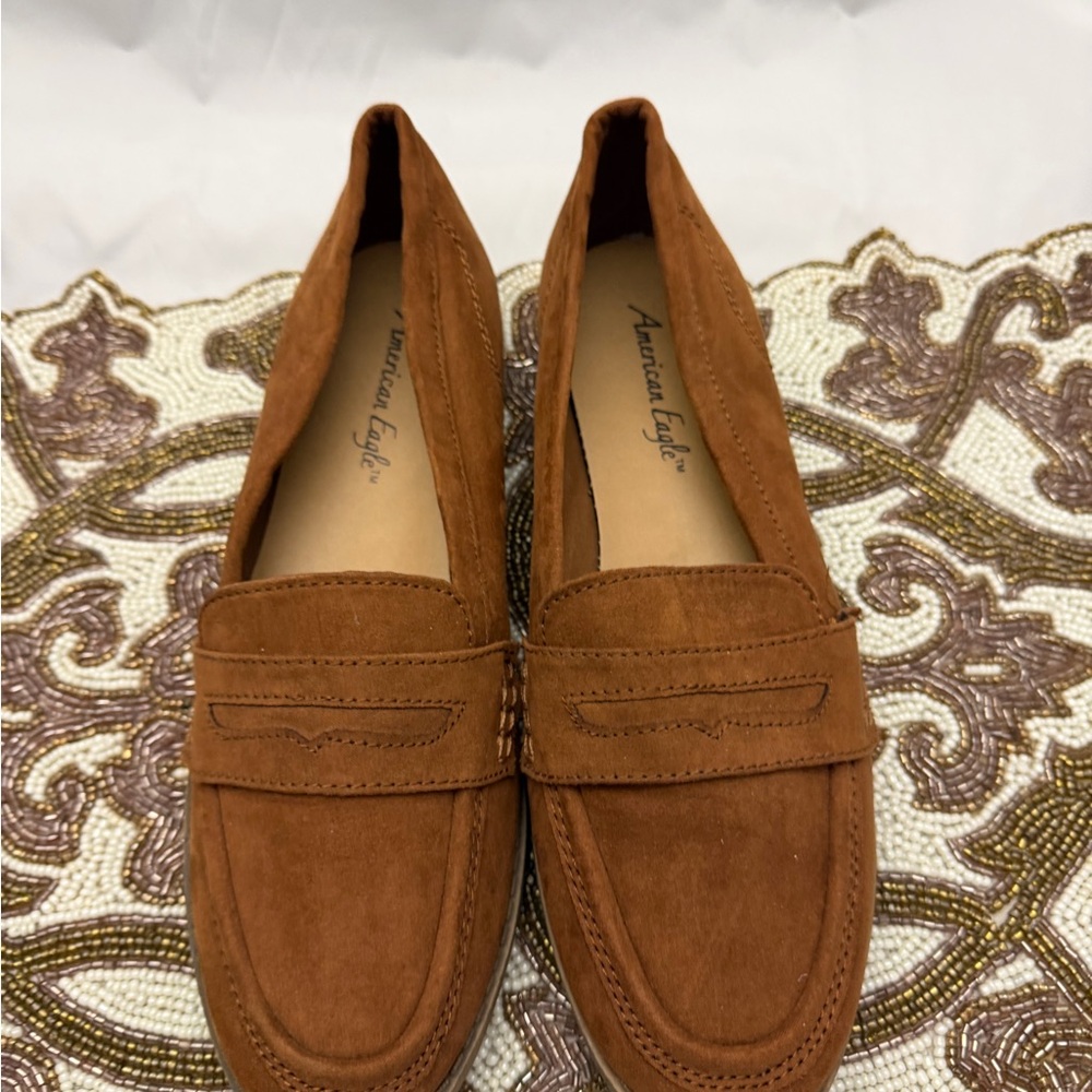 American Eagle Outfitters Brown Penny Loafers
